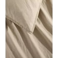 thumbnail image 3 of Calvin Klein CAMEL BROWN Washed Percale 3 Piece Comforter Set, US Queen, 3 of 4