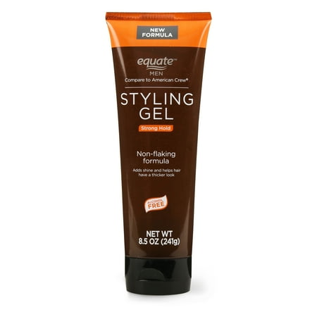 Equate Men Strong Hold Styling Gel, 8.5 Oz (Best Strong Hold Hair Gel For Men)