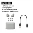 thumbnail image 4 of Sony WF-1000XM6 Noise Cancelling Bluetooth Earbuds Headphones - Silver (2026) w 13-Month Axiom Device Care Program, 4 of 4