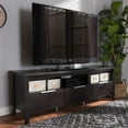 thumbnail image 2 of Baxton Studio Elaine TV Stand in Wenge Brown, 2 of 9