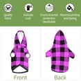 thumbnail image 5 of Daiia Purple Black Buffalo Plaid Pets Wear Hoodies ,Pet Dog Clothes,Puppy Hoodies,Dog Hoodies Costumes Pet Sweaters-Size Name, 5 of 8