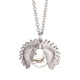 thumbnail image 1 of Traditional Japanese Landshape Map Sunflower Necklace Pendant Locket Jewelry, 1 of 3