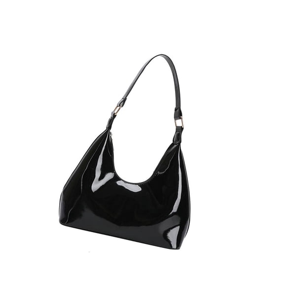 Giaone Women's Casual Fashion Shoulder Bag Glossy PU Underarm Purse Satchel