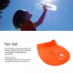 thumbnail image 3 of Sombreros de Visera con Ventilador Sombrero de Ventilador para Mujer Sombrero de Visera de Ventilador USB Niños Protección Solar de área Grande 3 Velocidades Velocidad del ANGGREK Otros, 3 of 8
