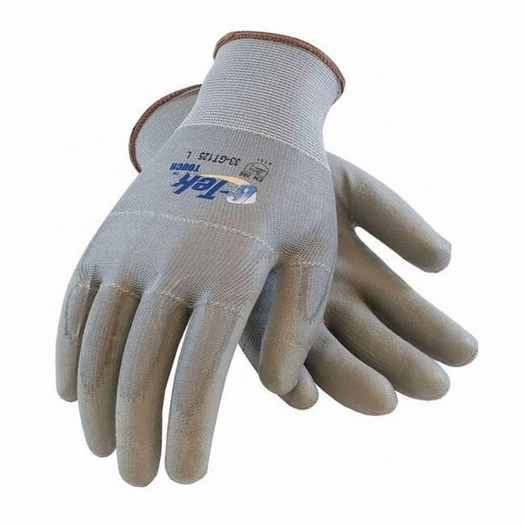 Pip Coated Gloves,Gray,PK12 33-GT125/XL