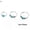3, variant on Body Piercing Jewelry Faux Turquoise Nose Piercing Hoop 1Pcs Nose Ring Rose Go --18