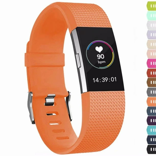 Fitbit Charge Bands Replacement Sport Strap with and Metal Clasps for Fitbit Charge 2 Wristband - Walmart.com