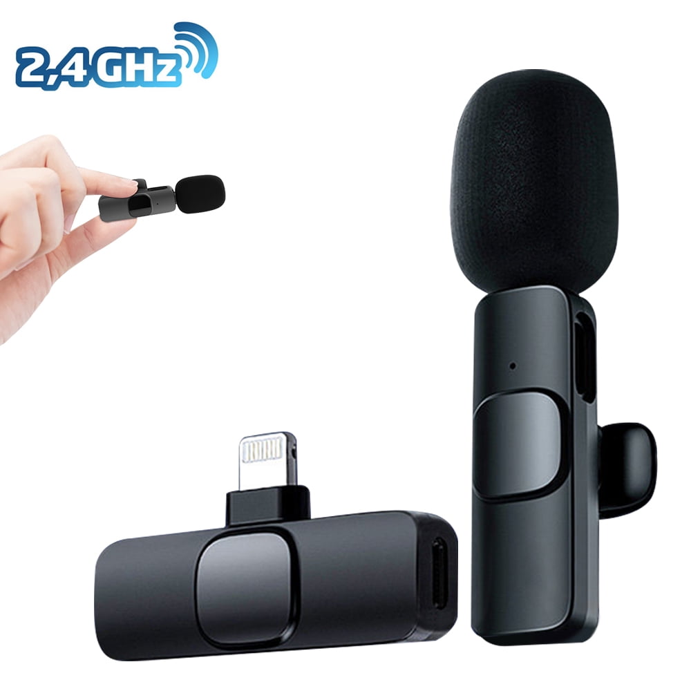 iPhone/iPad External Microphone for Recording YouTube Interview Video Conference JUSMO iPhone Plug Play Professional Mic Vlogging Podcast 