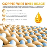 MODVEL Knee Brace, High-Copper, Medium, (2 Pack)
