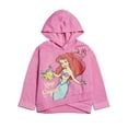 thumbnail image 3 of Disney Princess Ariel Little Girls Pullover Crossover Fleece Hoodie and Leggings Outfit Set Infant to Big Kid, 3 of 5