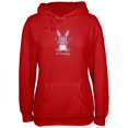thumbnail image 1 of Happy Bunny - Chandail à Capuchon Rouge pour Femmes, 1 of 1