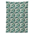thumbnail image 2 of Palm Tree Tablecloth, Dreamy Abstract Jungle Foliage Rainforest Growth with Double Exposure Effect, Rectangle Satin Table Cover Accent for Dining Room and Kitchen, 52" X 70", Multicolor, by Ambesonne, 2 of 2