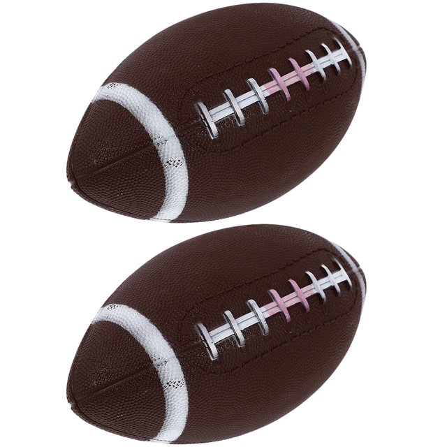 IFANLANDOR 2pcs Inflatable Rugby Balls for Training Durable Design to Improve Hand Eye Coordination and Athletic Skills