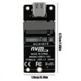 thumbnail image 6 of M.2 to Type-C SSD Enclosure Adapter M2 NVME HDD Enclosure Interposer Board JMS583 Chip 10Gbps Support 2230 2242 2260 SSD, 6 of 6