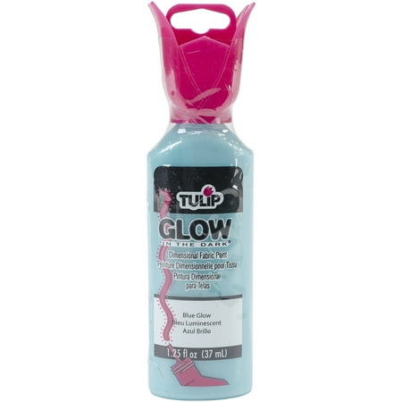 UPC: 0017754290144 | Tulip Dimensional Fabric Paint 1.25oz-Glow – Blue