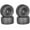 Black, variant on Remote Control Model Rubber Car Supplies Beadlock Wheel Mud Terrain Tires Set Wheel Tires Detachable Fine Car Parts