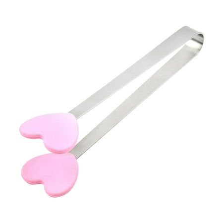 

LBECLEY Food Ties Creative Small Silicone Clip Stainless Steel Handle and Hand Shaped Designed Silicone Tongs Creative Kitchen Gadgets for Sweets Ice Cube Spices Sugar Barbecue B One Size