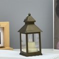 thumbnail image 6 of CQCYD under $5 Small Lanterns Decorative Indoor, Lantern Decor with Timer Flameless Candle, Vintage Farmhouse Outdoor Lanterns, Waterproof Hanging Lantern for Patio, Porch, Entryway, Centerpieces, 6 of 6