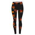thumbnail image 5 of XJDJHC Leggings For Women Thanksgiving Turkey Pumpkin Print Gym Tights Holiday Athletic Running Yoga Pants, 5 of 5