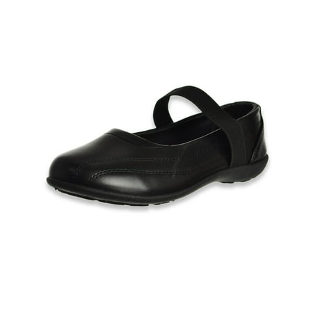 Eddie Marc Girls' Mid Strap School Shoes (Sizes 5 -
