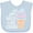 AE-Light Blue, variant on Inktastic All You Need is Ice Cream with Ice Cream Cone Boys or Girls Baby Bib