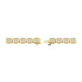 thumbnail image 2 of Araiya Fine Jewelry 14K Yellow Gold Round-Shape Lab Grown Diamond Cluster Bracelet (2 cttw, D-F Color and VS1 Clarity) 7 inch, 2 of 6