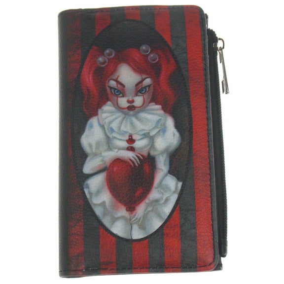 Comeco Clown Girl Colored Book Wallet