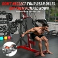 thumbnail image 5 of AECOJOY Plate-Loaded Shoulder Press Machine, Adjustable Seat with Lateral Raise for Home Gym, 990 LB Capacity, 5 of 8