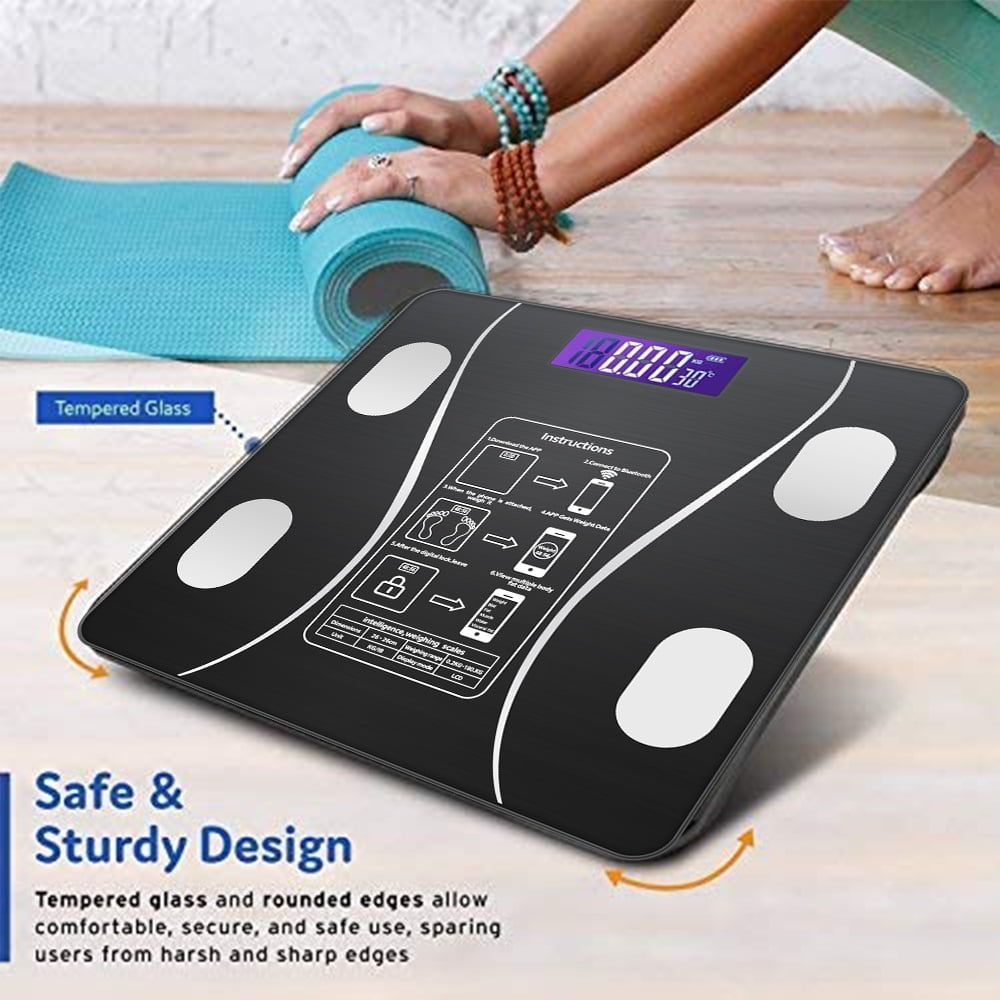 Bluetooth Body Fat Scale BMI Scale Smart Electronic ​Scales LCD