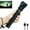 Black, variant on 990000 Lumen Rechargeable LED Flashlight, Zoomable Flashlight with 7 Modes Camping Hiking Emergencies