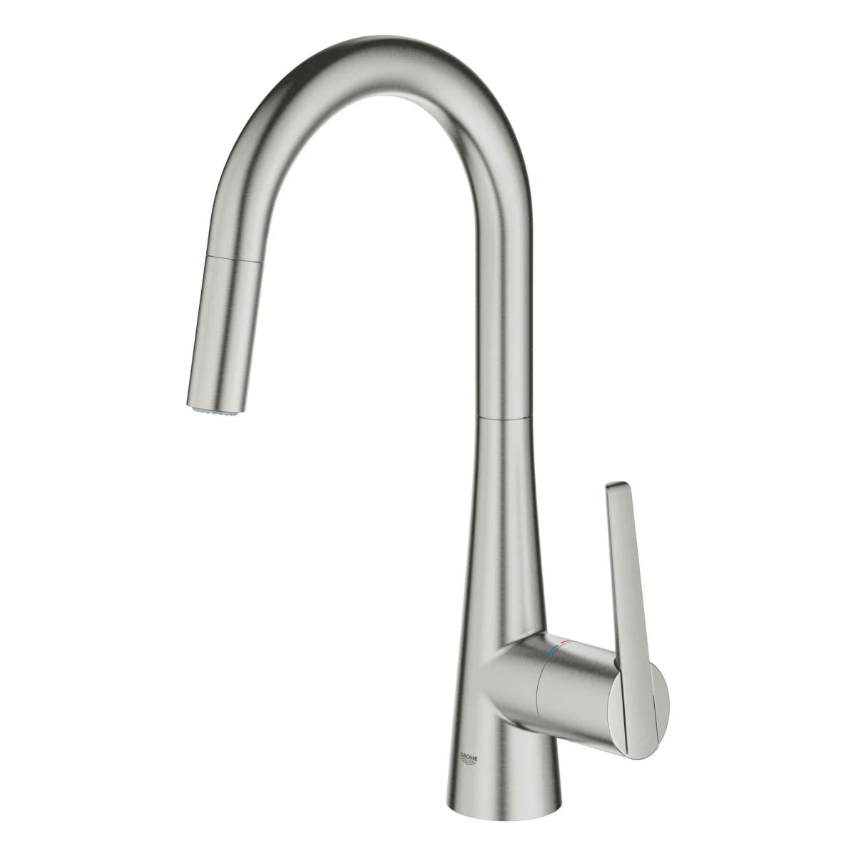 Grohe 32226DC3 Ladylux 1.75 GPM SingleHandle Kitchen Faucet, Supersteel Infinity