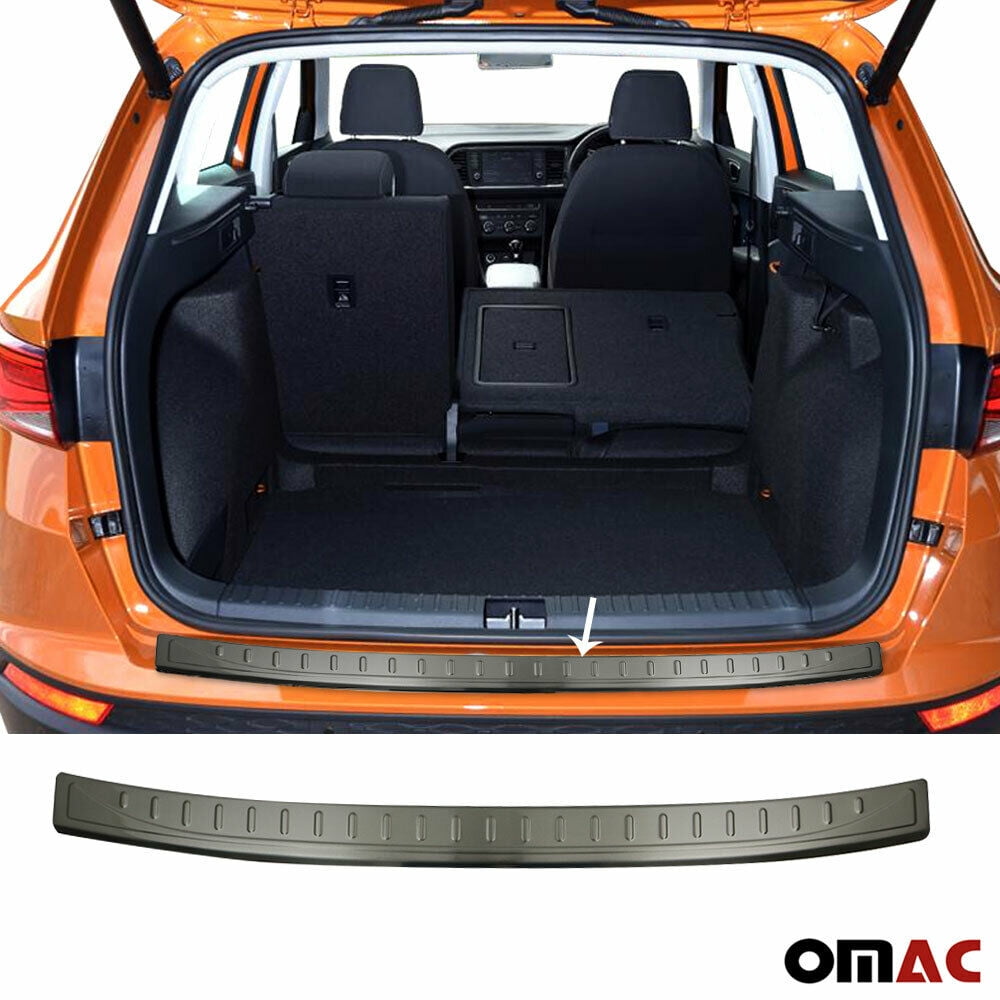 Dark Brushed Chrome Rear Bumper Guard For Seat Ateca 20172023