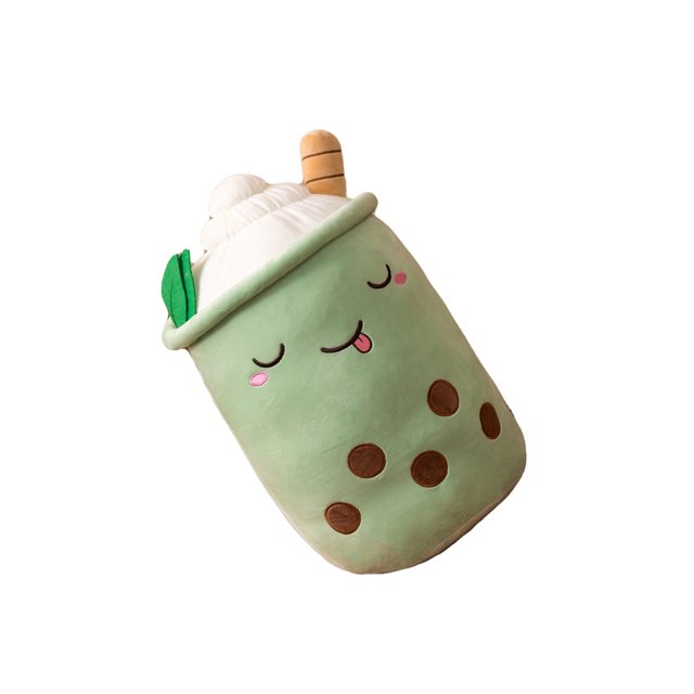 Yuarrent Muñeco de peluche de té de la leche, almohada de té de la leche con burbujas, juguetes de peluche, regalos para niños y adultos Decoración del hogar No.6 Yuarrent HA045630-06