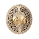 thumbnail image 4 of Perilla de puerta, manija de puerta redonda con patrón de flores de latón de 11 cm, manija de armario, diseño de clase mundial, 4 of 9