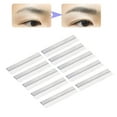 thumbnail image 1 of 100Pcs Women Eyebrow Trimmer, Stainless Steel Blades for  Shaping, Rustless & Durable, Safe for Beginners, Includes  Cover, 1 of 8