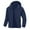 Navy, variant on Fnooota Mens Waterproof Jackets, Outdoor Casual Full Zip Lightweight Mens Raincoats Dark Gray Size S-3XL