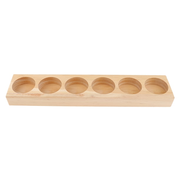 Estante de Almacenamiento de Madera, Organizador de Botellas de Aceite Esencial, Estante de Maquillaje, Contenedor de 30ml Macarena Organizador de estantes de almacenamiento de madera