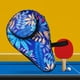 thumbnail image 2 of Funda para raqueta de tenis de mesa Zulema Estuche para paletas de ping pong Calabaza Azul, 2 of 8