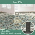 thumbnail image 3 of HOMERRY Floral Print Non Slip Area Rug 10' x 13' for Living Room Washable Indoor Carpet, Green, 3 of 5
