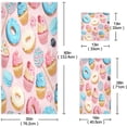 thumbnail image 3 of GZHJMY Donut Towel Set of 3, Highly Absorbent Soft Towels with Bath Towel, Hand Towel and Washcloth for Bathroom Hotel Gym Spa, 3 of 7