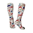 thumbnail image 4 of Balery Colorful Mushrooms (2) Printed Novelty Socks Men's Women's Crew Socks Sports Socks Knee High Socks Cotton Socks Quirky and Cool Socks, 4 of 9