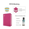 thumbnail image 4 of Portapasaporte WALNEW RFID de Cuero PU con Bolígrafo para Viajes, 4 of 8