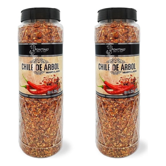 Pontino Chile De Árbol Martajado 250 Gramos 2 Piezas