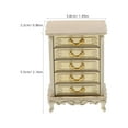 thumbnail image 2 of PAMINGONO Mini Decorative Cabinet For Hobbyists Indoor Play Silver 1Pack, 2 of 6