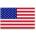 thumbnail image 2 of Magnet Me Up Weathered American Flag Car Magnet Decal, 5x8 Inches, 2 Pack, Red, White And Blue, Waterproof, Heavy Duty Automotive Magnet For Car Truck SUV 2 of 10