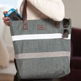 thumbnail image 3 of Bolsa de refrigeración aislada con espuma aislante. El congelador suave es una bolsa de supermercado perfectamente aislada, una bolsa dispensadora de alimentos, una bolsa de congelador de viaje o un TUNC Sencillez, 3 of 4