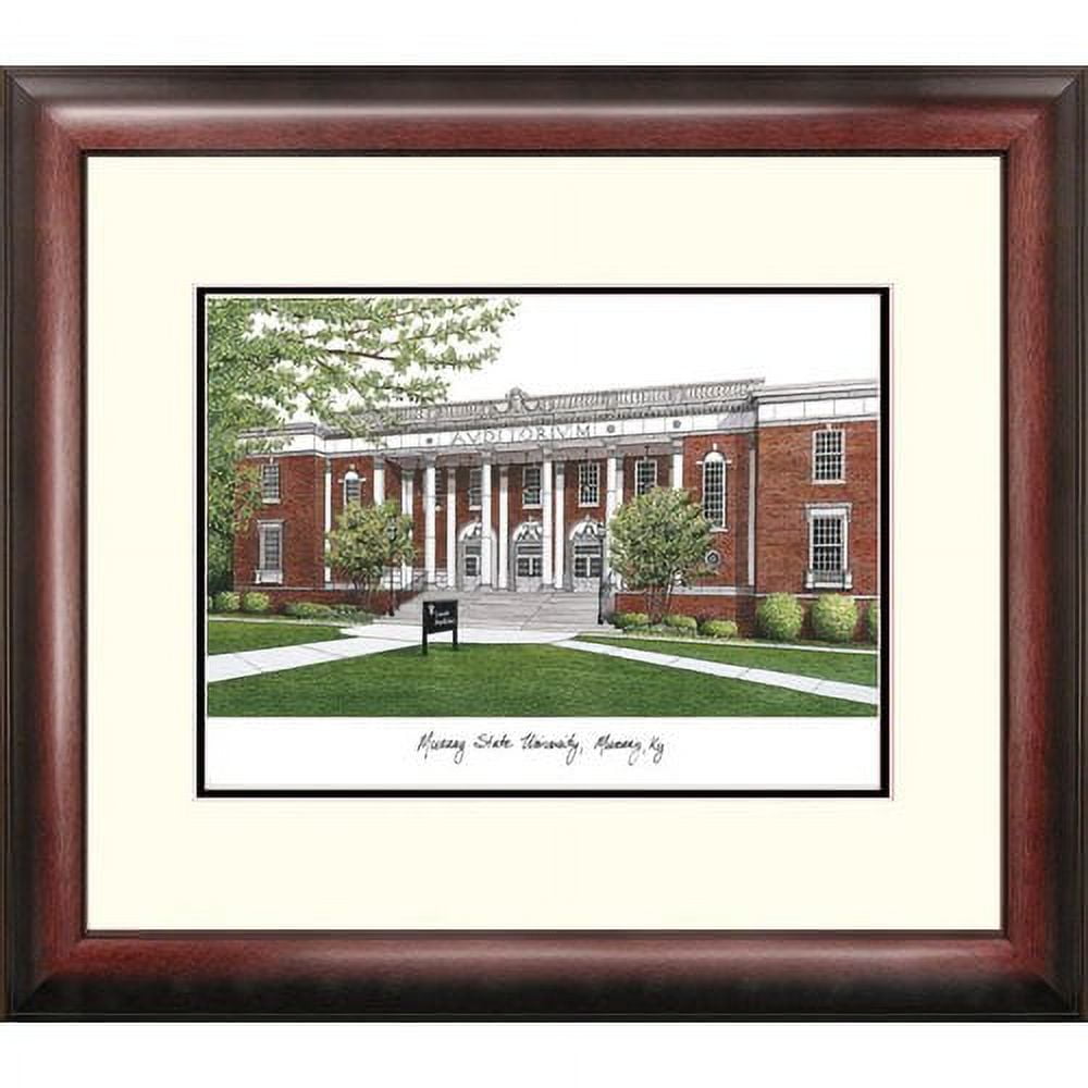 Nicholls State Alumnus Framed Lithograph