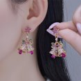thumbnail image 3 of Yoyauz Christmas Earrings For Ladies Christmas Trees Snowflakes Bows Bells Lightweight Earrings Cute Christmas Parties Jewelry Gifts, 3 of 6