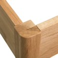 thumbnail image 4 of vidaXL Bed Frame Solid Oak Wood 152x203 cm, 4 of 5