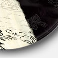 thumbnail image 2 of Designart 'French Couture II' Glam Metal Circle Wall Art, 2 of 3